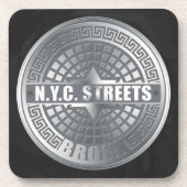 マンホールの蓋ブロンクス コースター (正面)