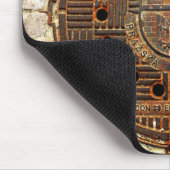 マンホールの蓋4 (プラハ) マウスパッド (コーナー)