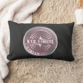 マンホールの蓋 スタテン島 ランバークッション (ブランケット)