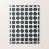 マンホールは黒い大理石を覆う ジグソーパズル (縦)