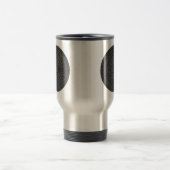 マンホールは黒い大理石を覆う トラベルマグ (中央)