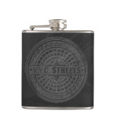 マンホールは黒い大理石を覆う フラスク (正面)