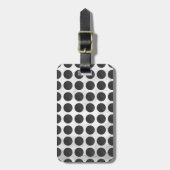 マンホールは黒い大理石を覆う ラゲッジタグ (正面縦)