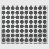 マンホールは黒い大理石を覆う ラッピングペーパー (フラット)