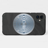 マンホールカバーブルックリンブルー Case-Mate iPhoneケース (裏面(横))