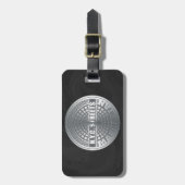 マンホールカバーマンハッタン ラゲッジタグ (正面縦)