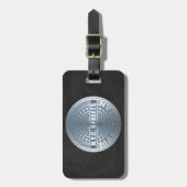 マンホールカバーマンハッタン ラゲッジタグ (正面縦)