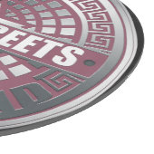 マンホールカバー島 カッティングボード (角)