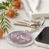 マンホールカバー島 キーホルダー (正面右)