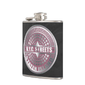 マンホールカバー島 フラスク (左)