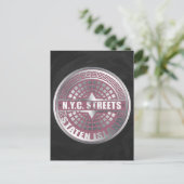 マンホールカバー島 ポストカード (スタンド正面)