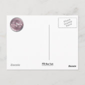 マンホールカバー島 ポストカード (裏面)