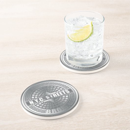 マンホールカバー気管支 コースター (側面)