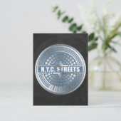 マンホールカバー気管支 ポストカード (スタンド正面)