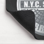 マンホールカバー気管支 マウスパッド (コーナー)