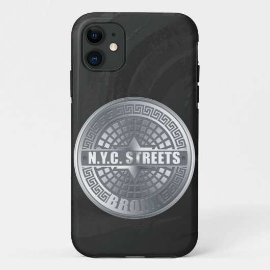 マンホールカバー気管支 Case-Mate iPhoneケース (裏面)