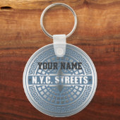 マンホールカバーNYC キーホルダー (正面)