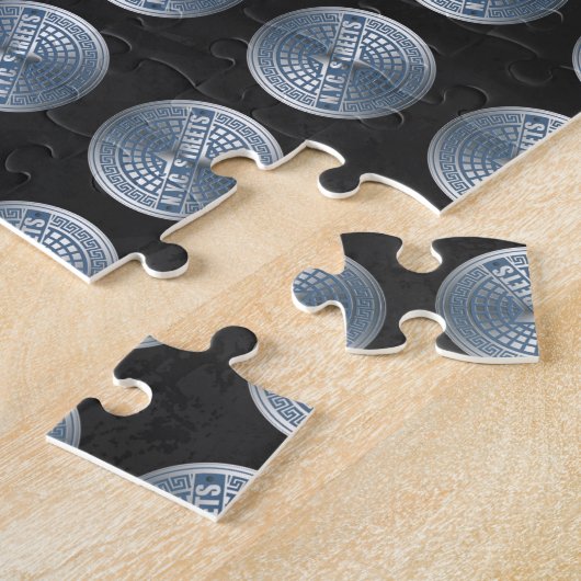 マンホールカバーNYC ジグソーパズル (側面)