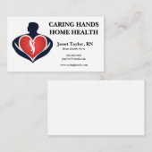 マンホールディングハートホームヘルスナース 名刺 (正面/裏面)