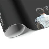 マンホールディングホースダークラッピング紙 ラッピングペーパー (ロールコーナー)