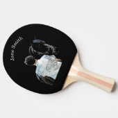マンホールディングホースダーク卓球ラケット 卓球ラケット (横)