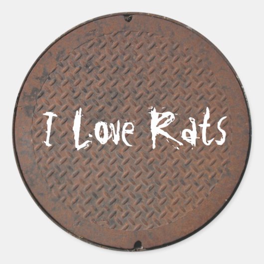 マンホール蓋シリーズ ラウンドシール (正面)