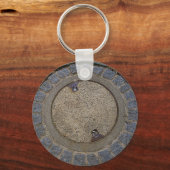 マンホール蓋及び石畳の道路キーチェーン キーホルダー (正面)