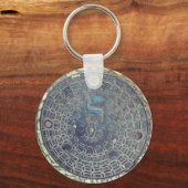 マンホール蓋及び石畳の道路キーチェーン キーホルダー (正面)