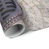 マンホール蓋及び石畳の道路 ラッピングペーパー (ロールコーナー)