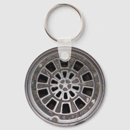 マンホール蓋 キーホルダー (正面)