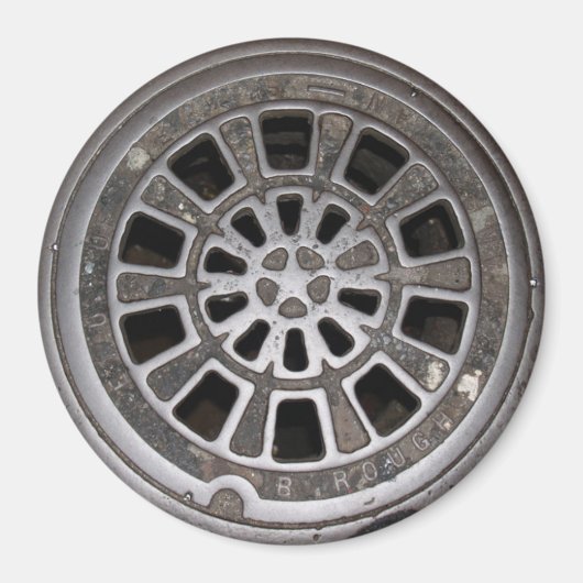 マンホール蓋 マグネット (正面)