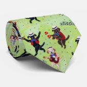 マンボのラブラドールのミュージシャンの絵を描くこと ネクタイ (ロール)