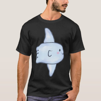 マンボウのかわいいデザイン Tシャツ