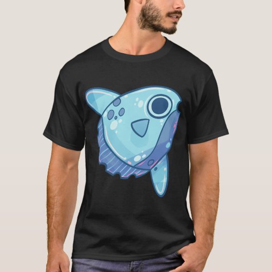 マンボウ ターコイズ オーシャン Tシャツ (正面)