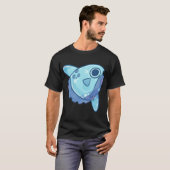 マンボウ ターコイズ オーシャン Tシャツ (正面フル)