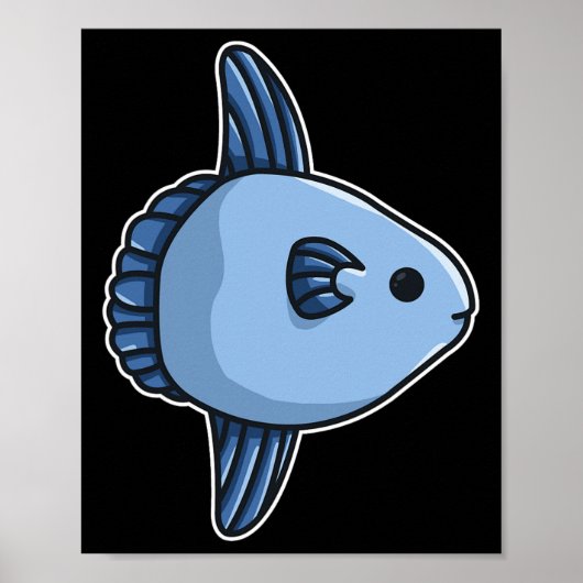 マンボウ 魚 ポスター (正面)
