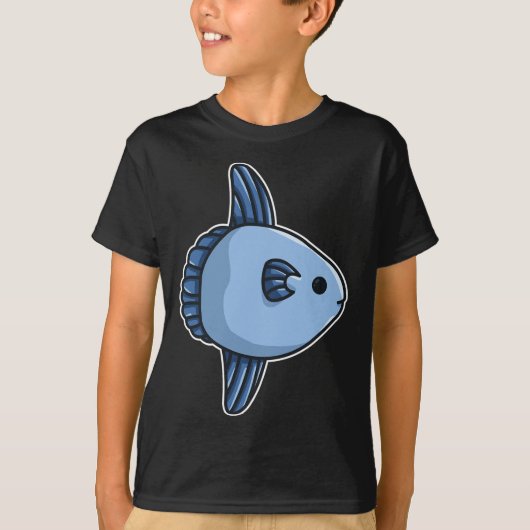 マンボウ 魚 Tシャツ (正面)