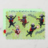 マンボ・ラブラドールミュージシャン・ペインティング 招待状 (正面/裏面)