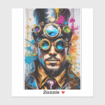 マンポートレートビニルデカール