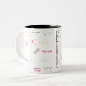 マンマイリーのためのThnks – レインボー ツートーンマグカップ (正面左)