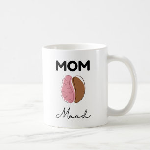 マンマッドコーヒーブレインミニマリストデザイン コーヒーマグカップ