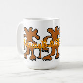 マンマバジルデザインマグ！ コーヒーマグカップ (正面左)