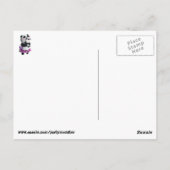 マンマパンダと彼女の子供 ポストカード (裏面)