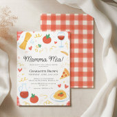 マンマミアイタリアンブライダルシャワー 招待状