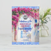 マンマミアギリシャアイランドディスコ誕生日クイーンパーティー 招待状 (スタンド正面)