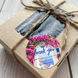 マンマミアギリシャディスコ踊りクイーンバースデーパーティー ラウンドシール