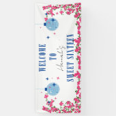 マンマミアサントリーニブルータイルブーゲンビリア16th 横断幕 (縦)