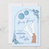 マンマミアディスコバチェロレッテ週末の日程 招待状 (正面)