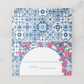 マンマミアピンクブーゲンビレアアーチ座席表 プレイスカード (外部開封)