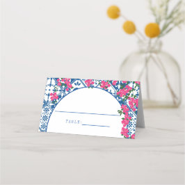 マンマミアピンクブーゲンビレアアーチ座席表 プレイスカード